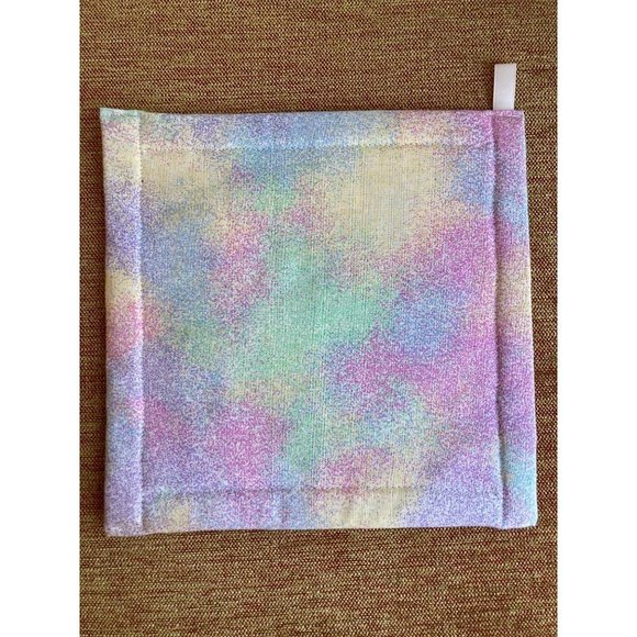 Set of 2 Disney Girls Princesses Quilted Pastel Pot Holders 7 x 8.5in w Hang Tag - Picture 5 of 5